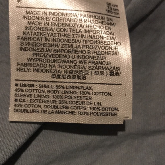 Women's gap linen blazer with lining - Picture 8 of 8